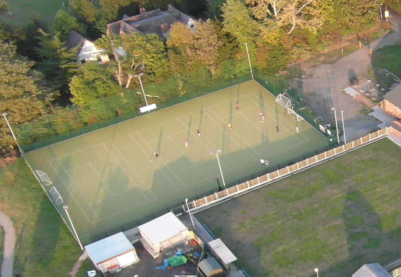 Multi Use Games Area for community sports and recreation at Cookley Village Hall.